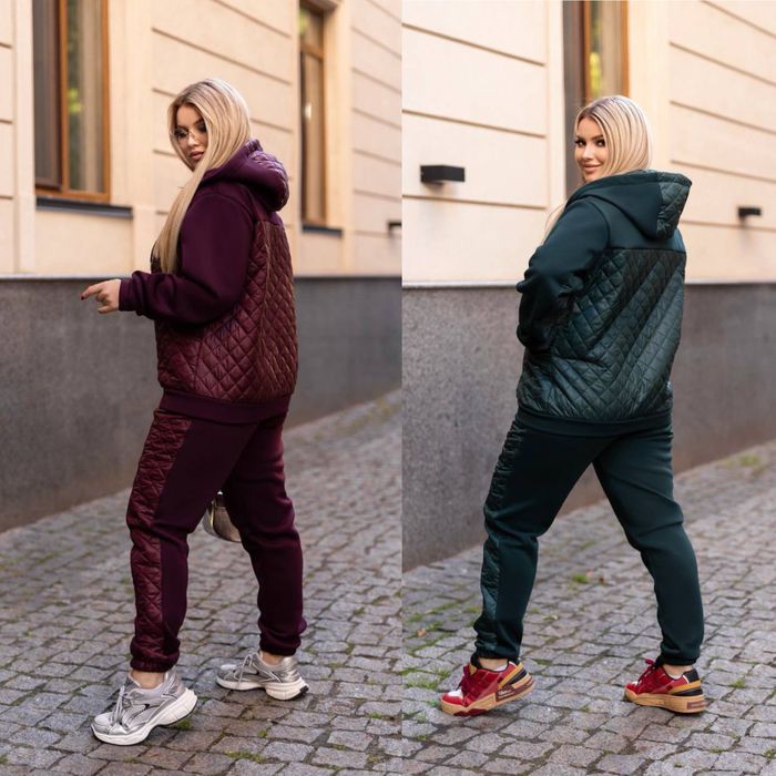 Жіночий  спортивний костюм куртка і штани на флісі 48-50 52-54 56-58
