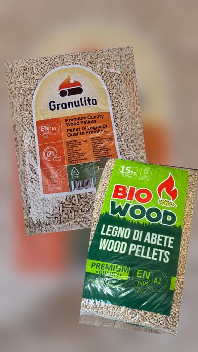 Granulita Bio wood pellet sosnowy premium A1 Din plus