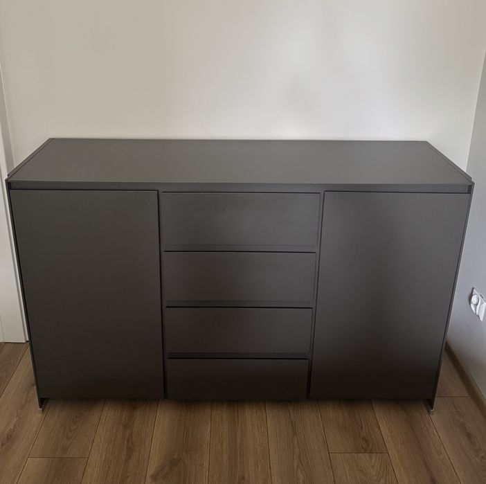 Komoda Black Red White