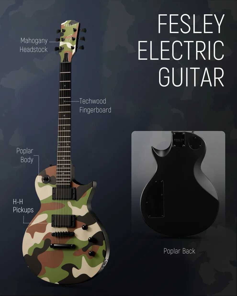Електрогітара Fesley FLP400 (комплект)
