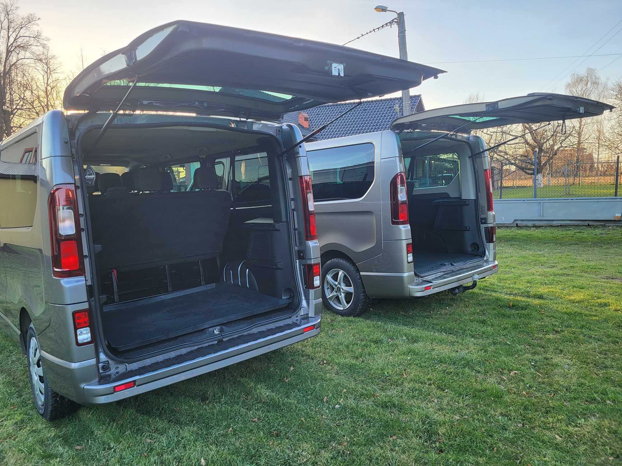 Wynajem Busa Opel Vivaro , Renault Trafic 9 osobowe,