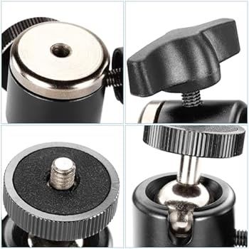 Neewer 360 stopni aluminiowa mini głowica kulowa ze stopu aluminium z