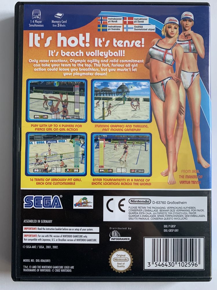 Beach Spikers: Virtua Beach Volleyball - Gamecube Nintendo