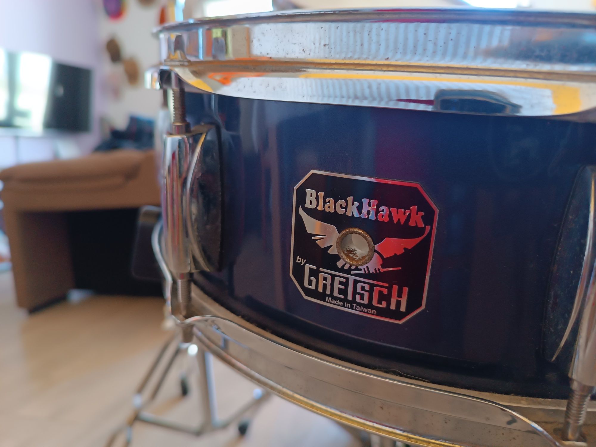 Bateria Gretsch Blackhawk completa.