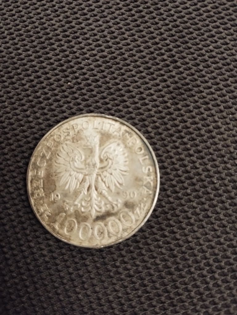 Moneta Solidarność 100 000 zł