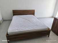 Estrutura da cama com colchão