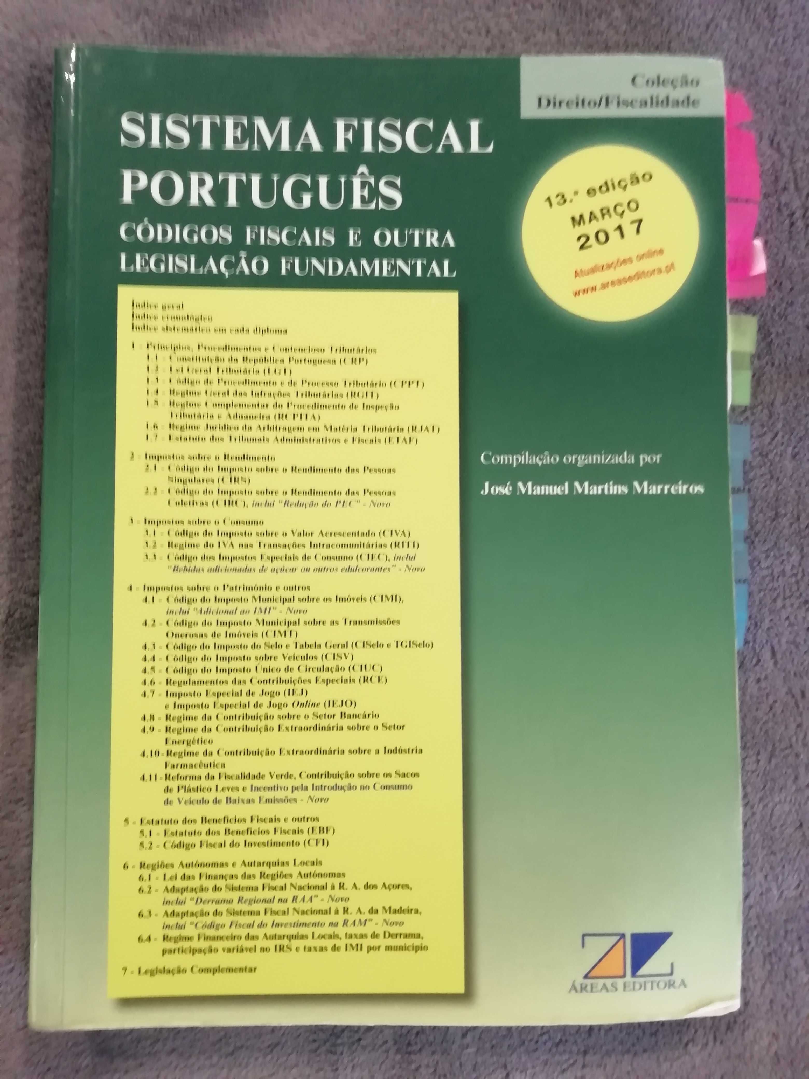 Livro Sistema Fiscal Português 13rd edição - 2017