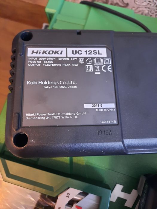 Шуруповерт HIKOKI DS12DA дрель