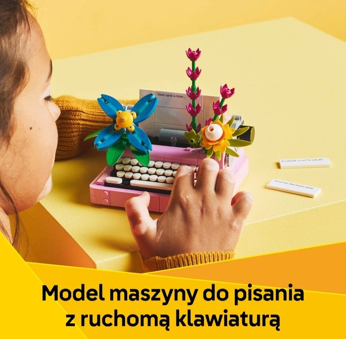 LEGO Creator 3 w 1 Maszyna do pisania z kwiatami 31169