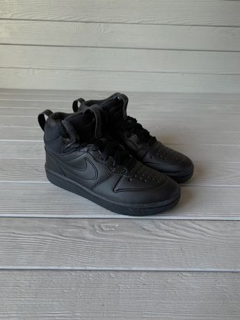 Кроссовки детские Nike COURT BOROUGH MID 2 BOOT BP черные BQ5442-001
