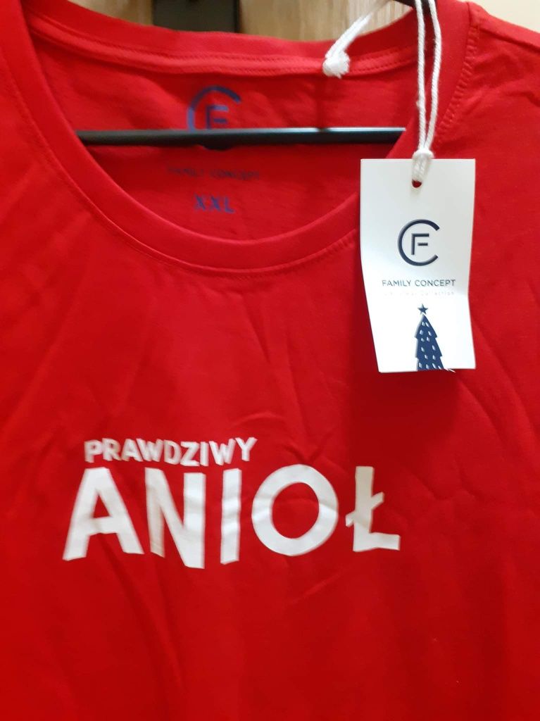 Nowy T-shirt męski, XXL, prawdziwy anioł