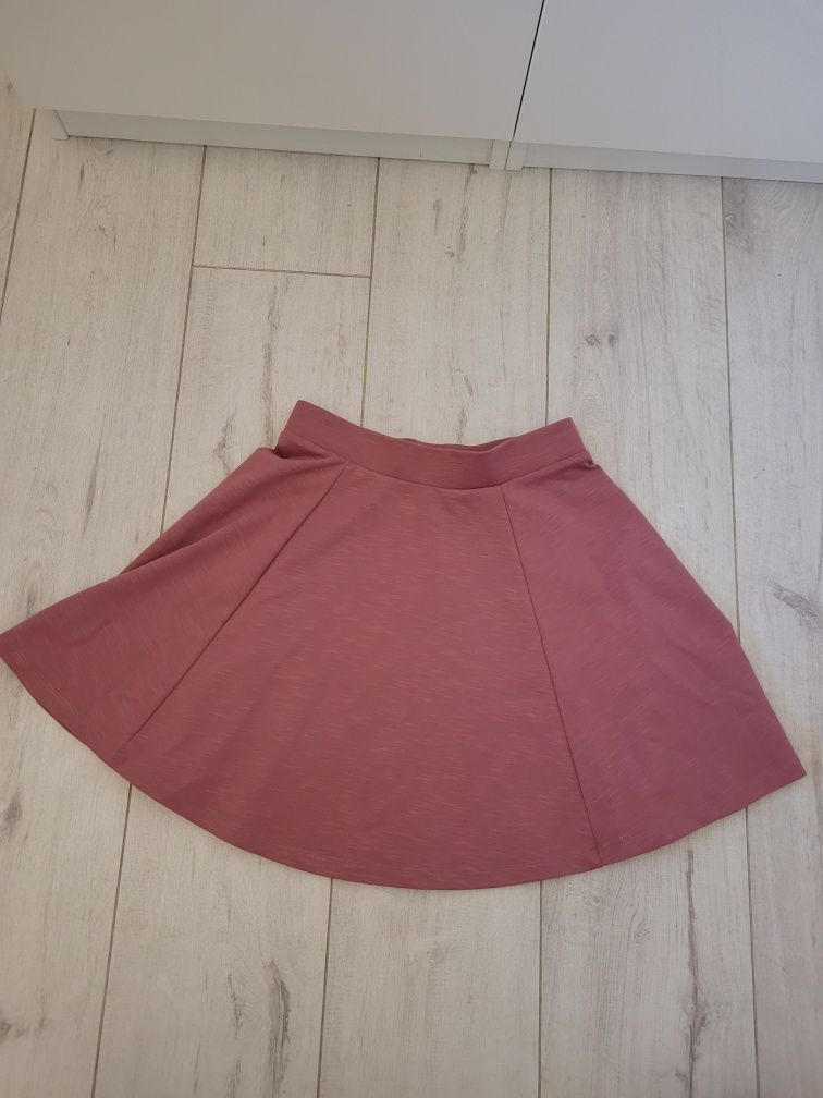 Spódnica spódniczka mini rozkloszowana New Yorker XS 34 różowa