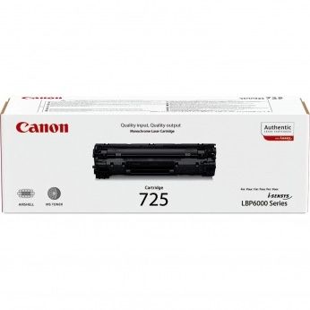 Оригинальный Картридж Б/У 1шт  Canon 725 Black (3484B002)