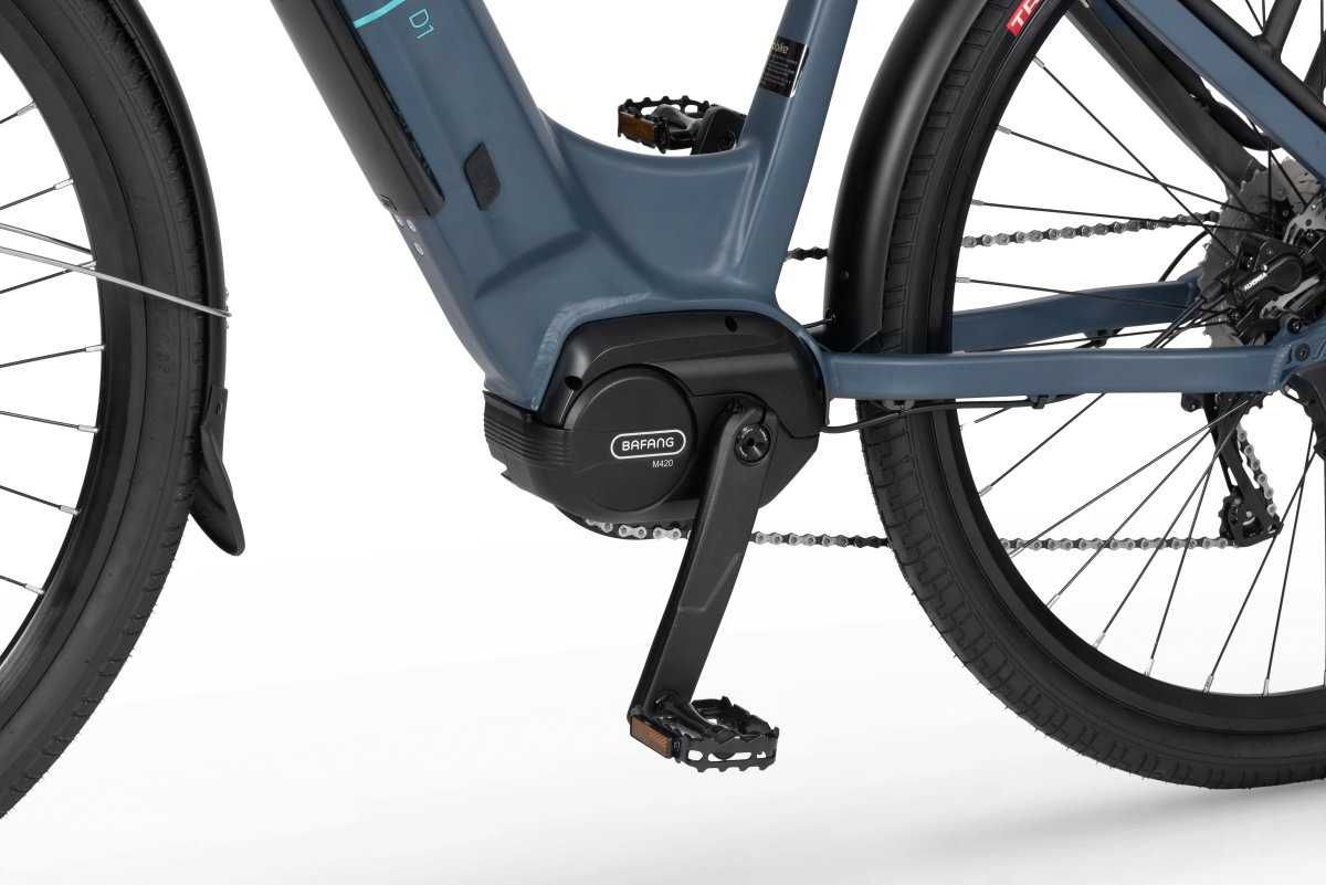 Rower elektryczny Ecobike D1 Trekking zasięg 130km,  BAFANG 80Nm