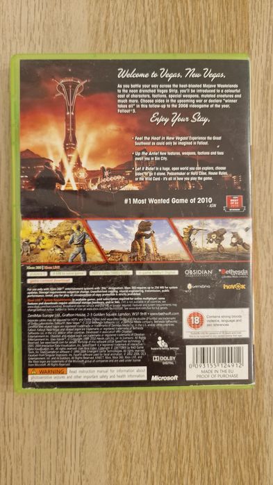 Fallout new vegas xbox 360