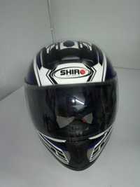 Capacete Criança Shiro SH-829 Branco Azul Novo