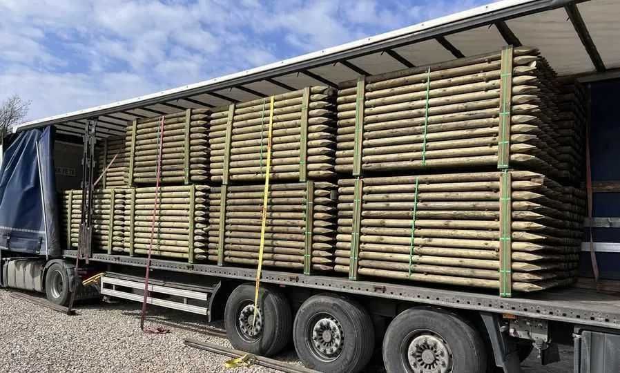 palisada, kołki, paliki do drzewek,