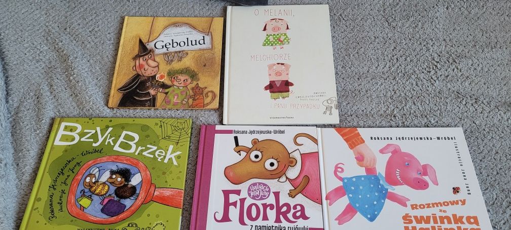 5 książek Jedrzejewska-Wróbel Florka Bzyk Brzęk