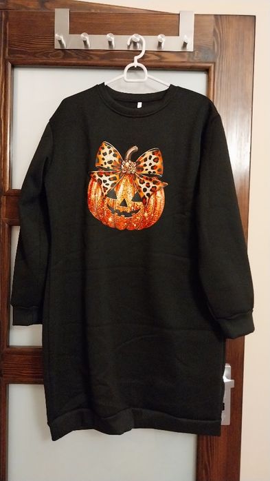 NOWA czarna sukienka_tunika Halloween rozm. 40