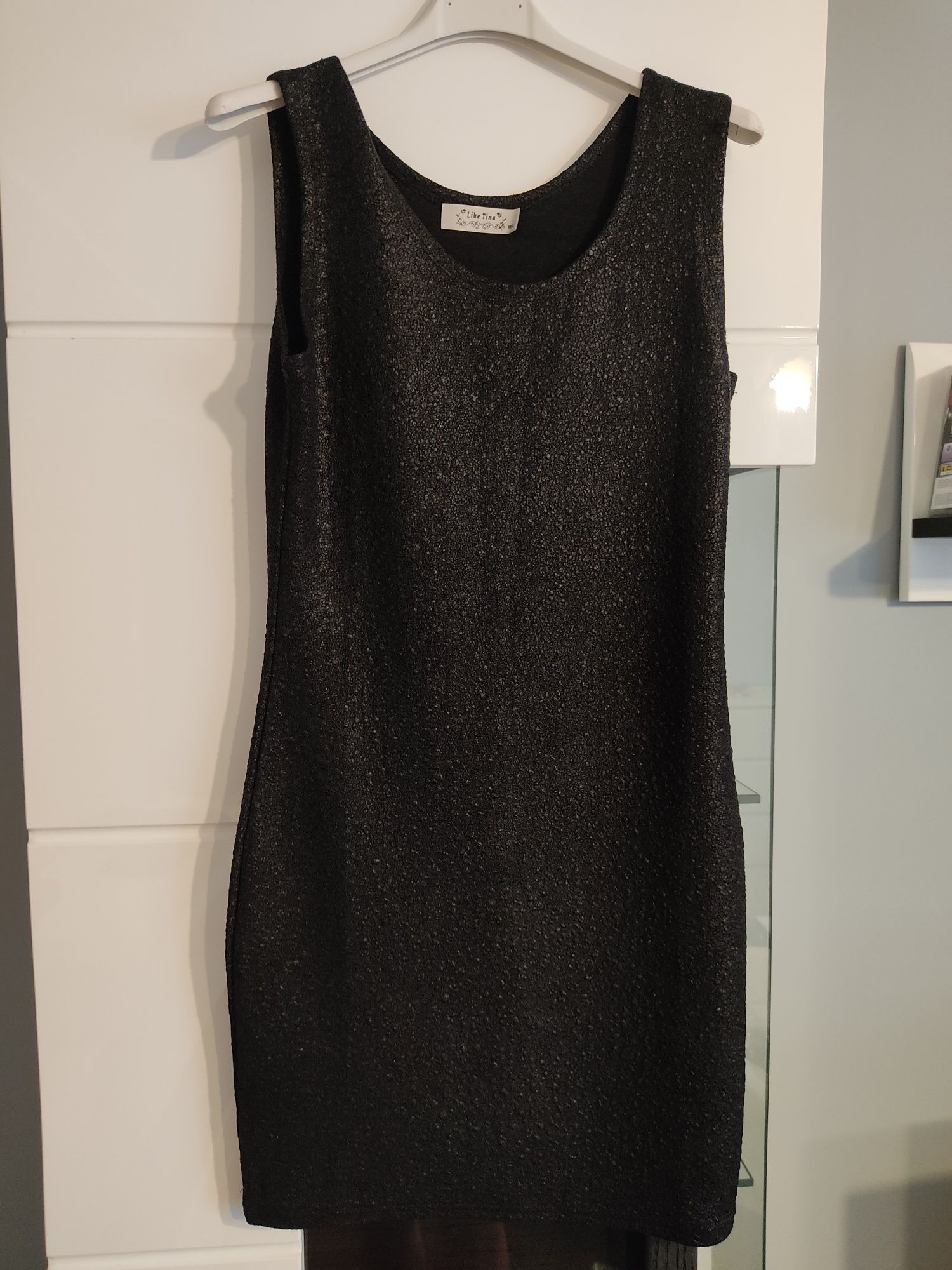 Sukienka mini czarna rozmiar M/L