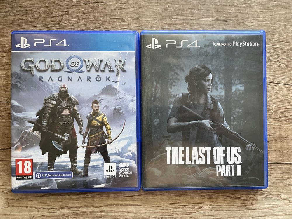 Комплект God of war ragnarok, the last of us 2 або ж окремо