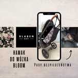 Hamak, dostawka do wózka BLABEN BABY z pasami bezpieczeństwa Bloom