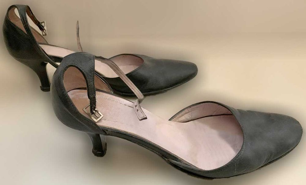 Sapatos de Senhora Abertos, Preto