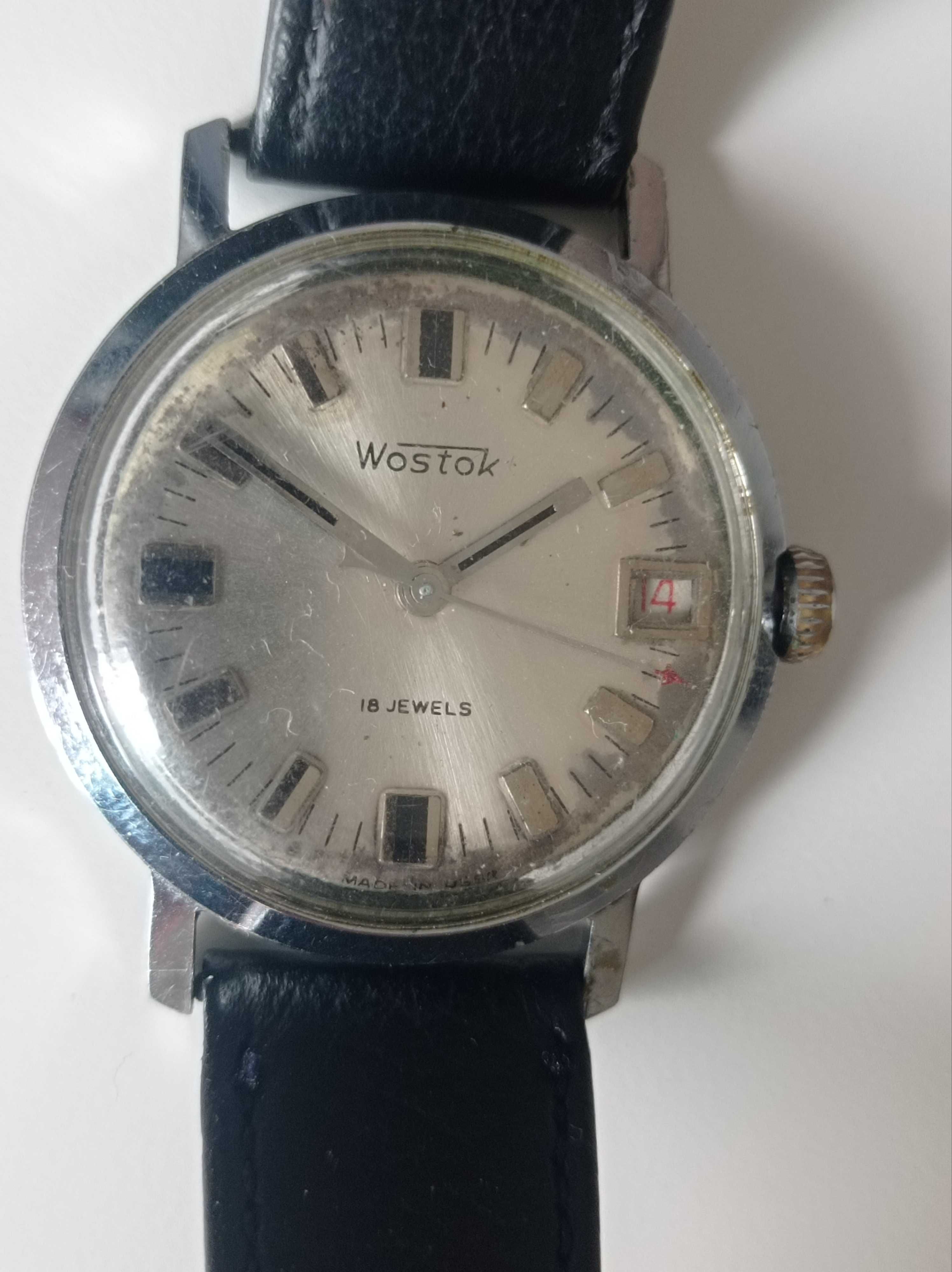 Lote 2 Relógios anos 60 Cauny e Vostok