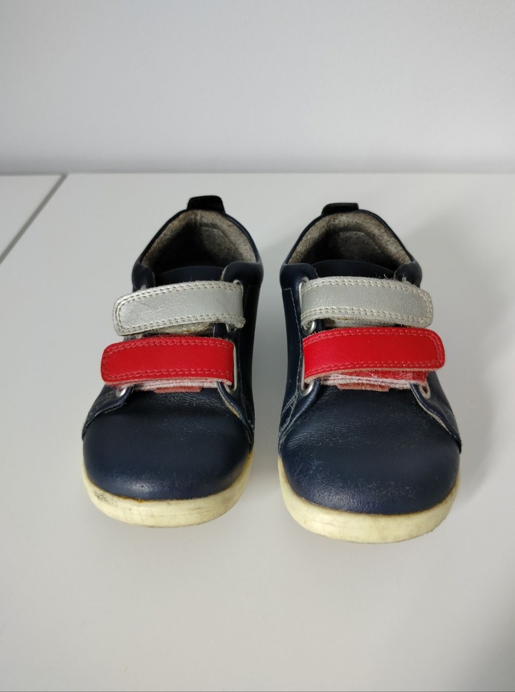 Bobux Grass Court Switch Navy (Red + Silver Metallic)  rozmiar 24