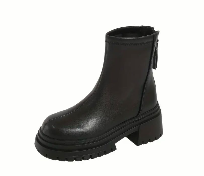 Сапоги осінні чорні жіночі