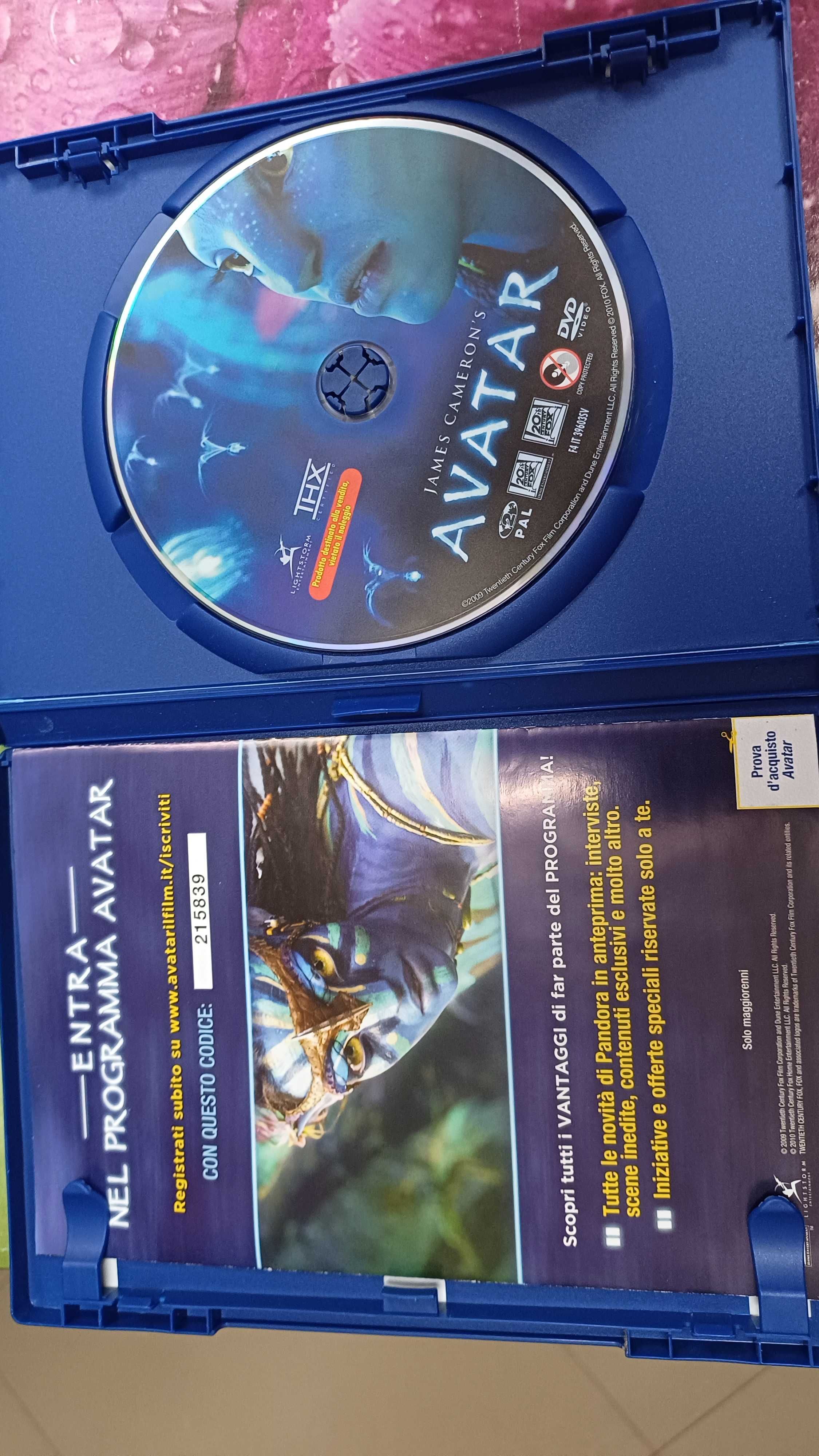 DVD Avatar po włosku i angielsku, bez polskiego