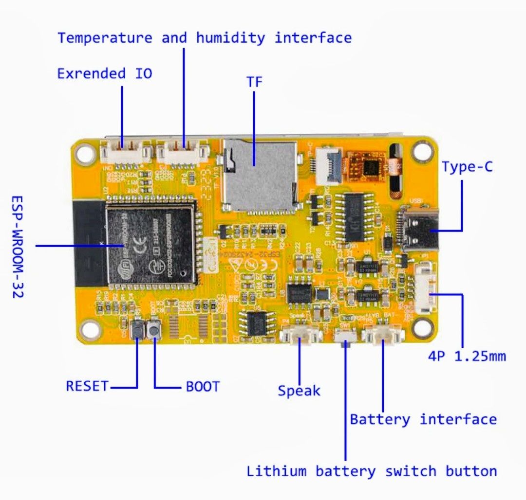 Płyta ESP32  Andruino LVGL WiFi rozbudowana o funkcje Bluetooth.