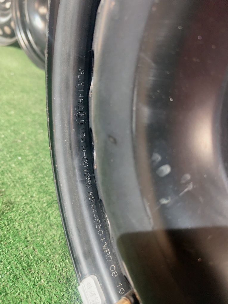 Felgi stalowe 14" 5J et 35 4x100 VW UP Skoda Citigo Seat Mii BDB stan