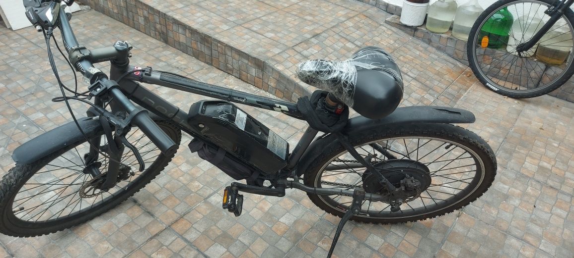 Bicicleta elétrica com 2 baterias ChamRider - ótima autonomia