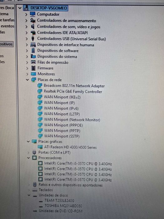 Computador Fixo Compaq CQ2000 Como Novo