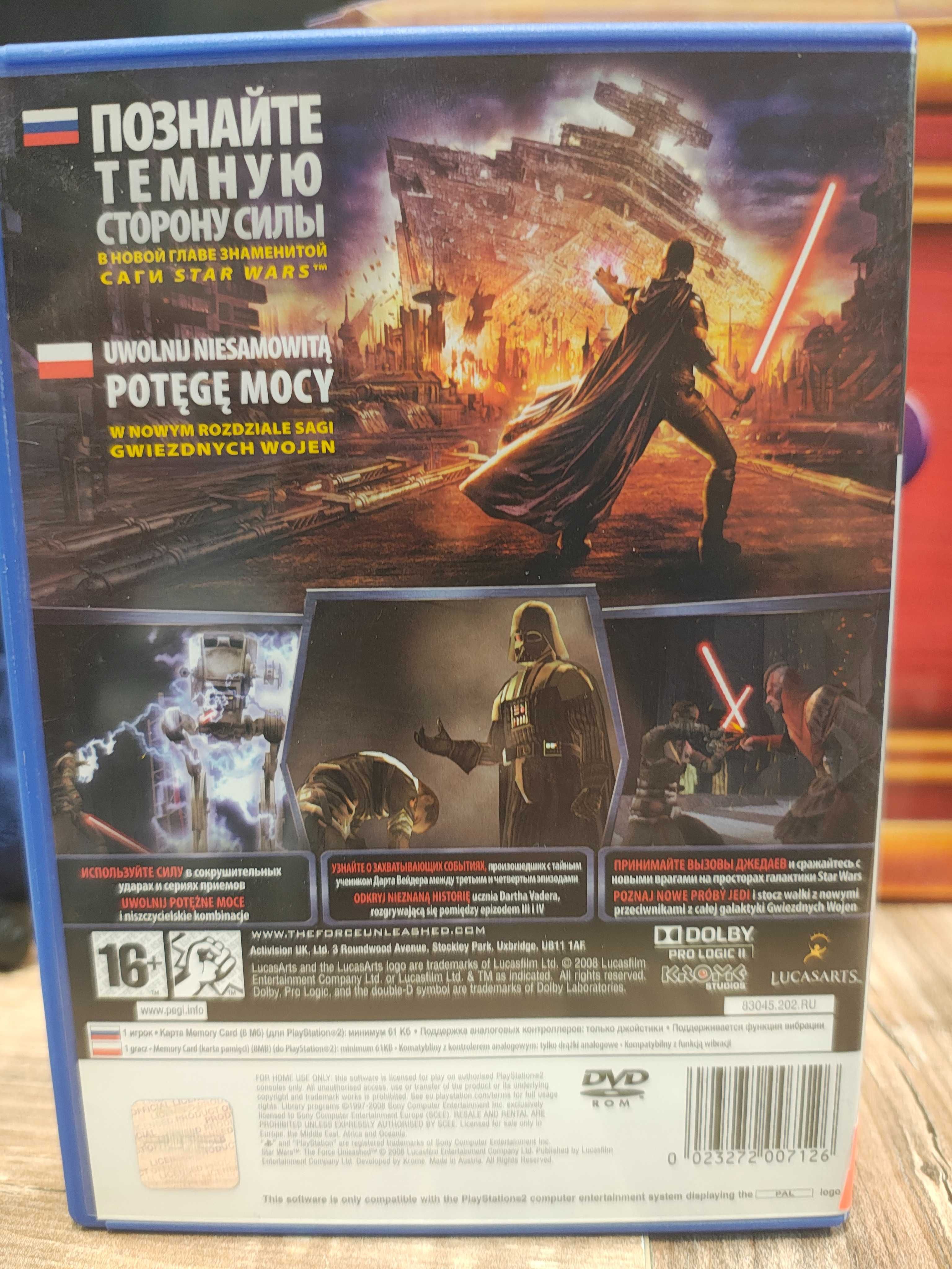 Star Wars: The Force Unleashed Sony PlayStation 2 PS2 SklepRetroWWA