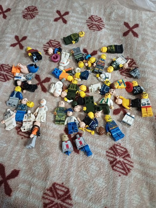 Лего человечки, части тела