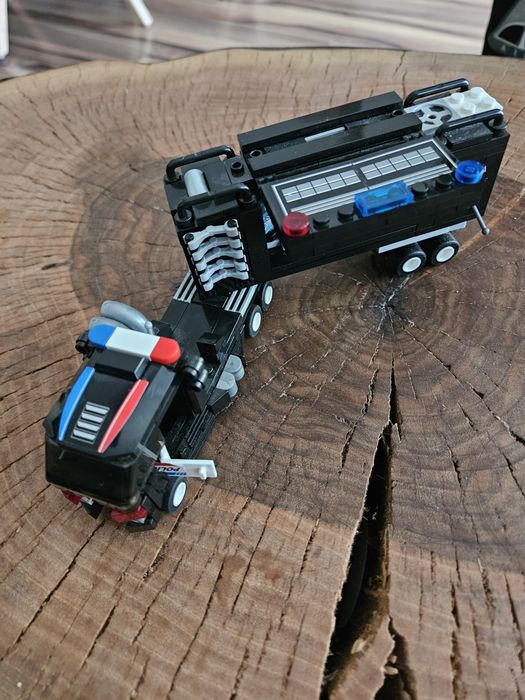 Lego klocki policyjny tir auto