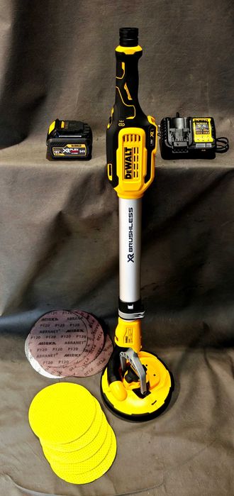 Szlifierka Żyrafa Do Gipsu Gładzi Ścian Tynków Dewalt DCE800 Aku 6.0ah