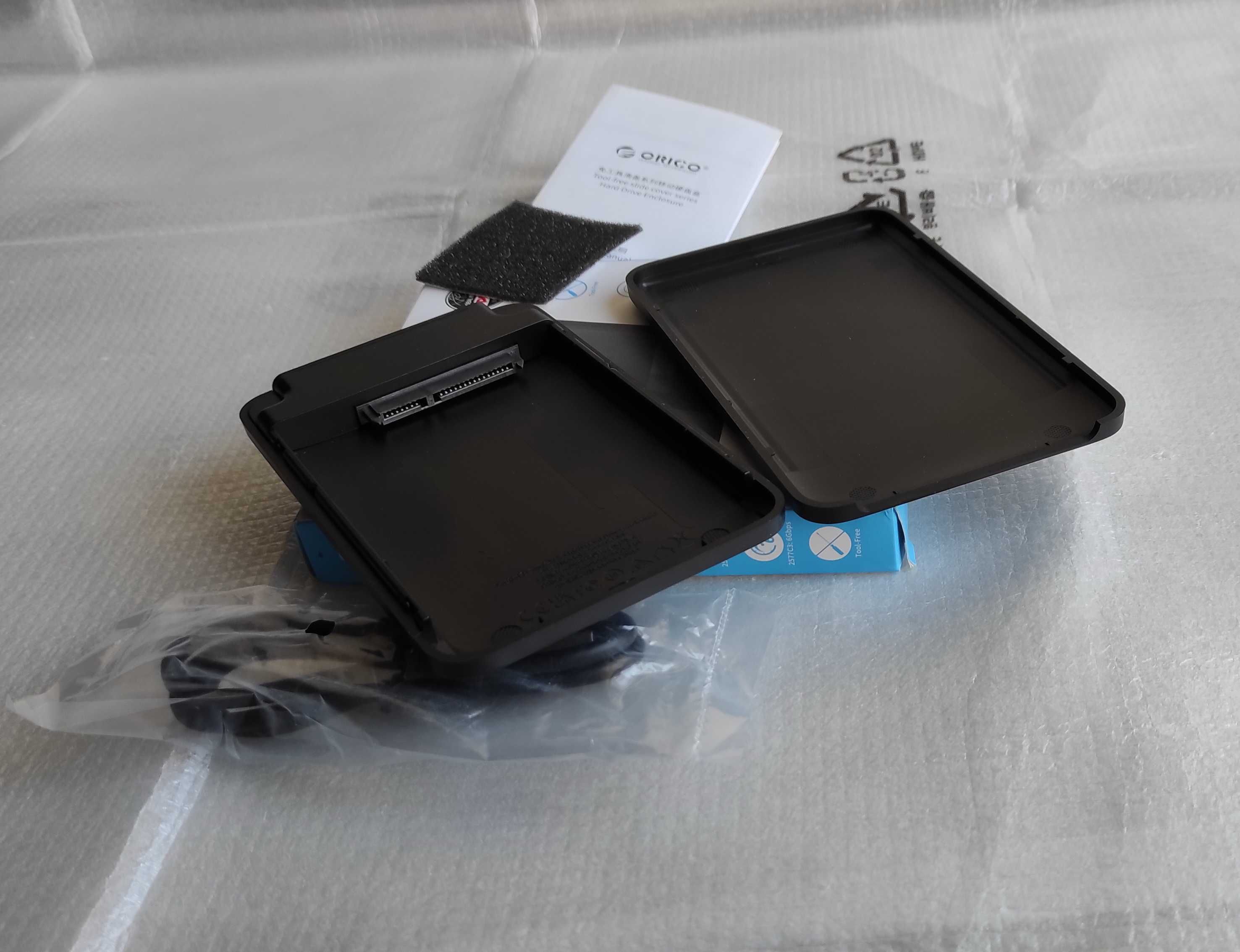 якісний карман/кишеня для HDD/SSD 2,5" Orico USB 3.0-USB Type-C 6Gbps
