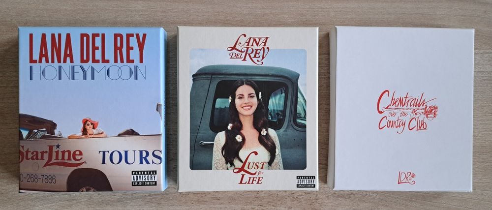Lana Del Rey - 3 x CD BOX SET - Honeymoon - Lust for Life - Chemtrails