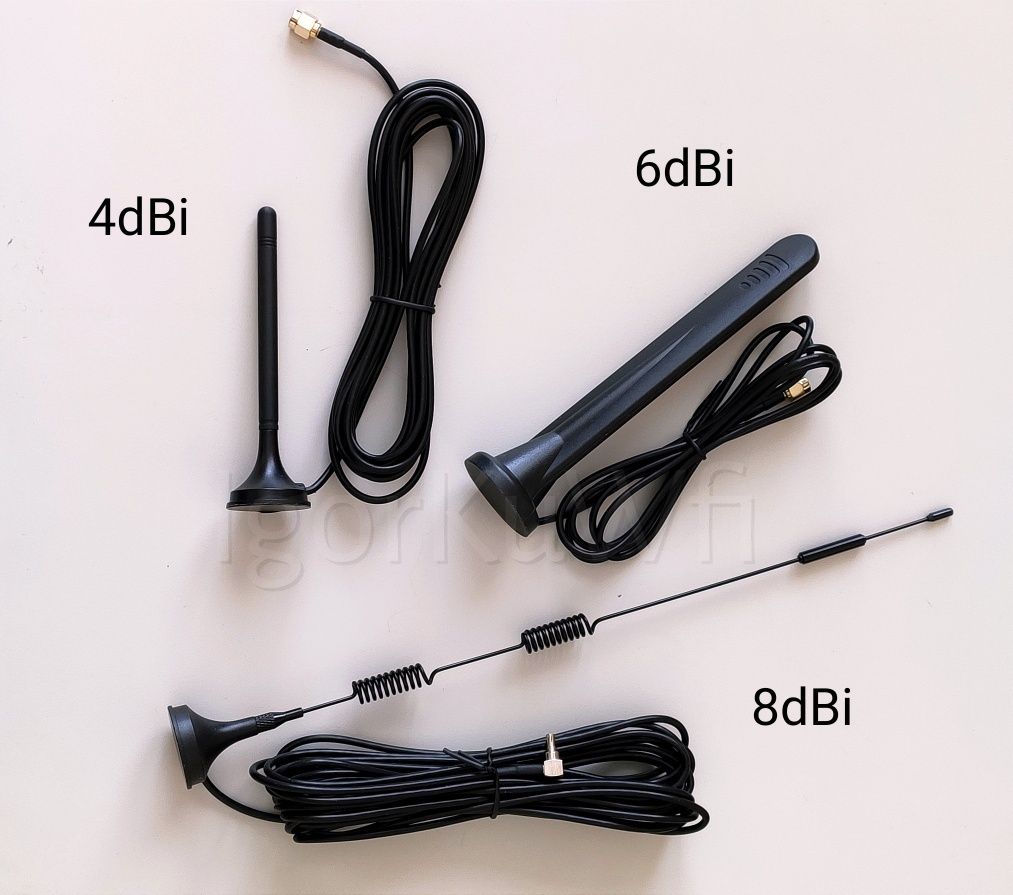 Антенна магнитная 360° EIGHTLINK SMA 7DB MIMO 3G/4G/LTE