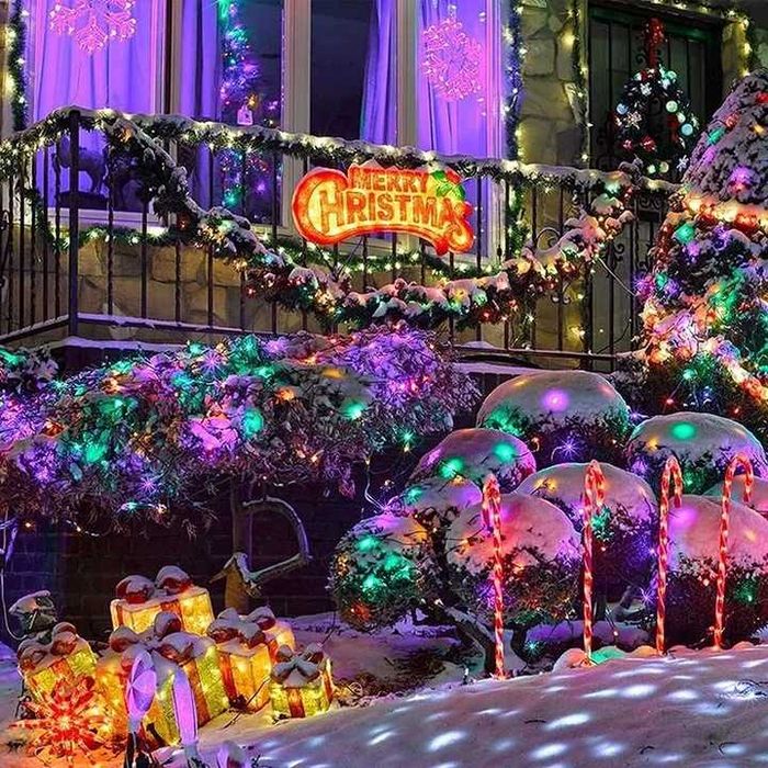 Lampki Choinkowe 300 LED Kolorowe Programator Wewnętrzne/Zewnętrzne