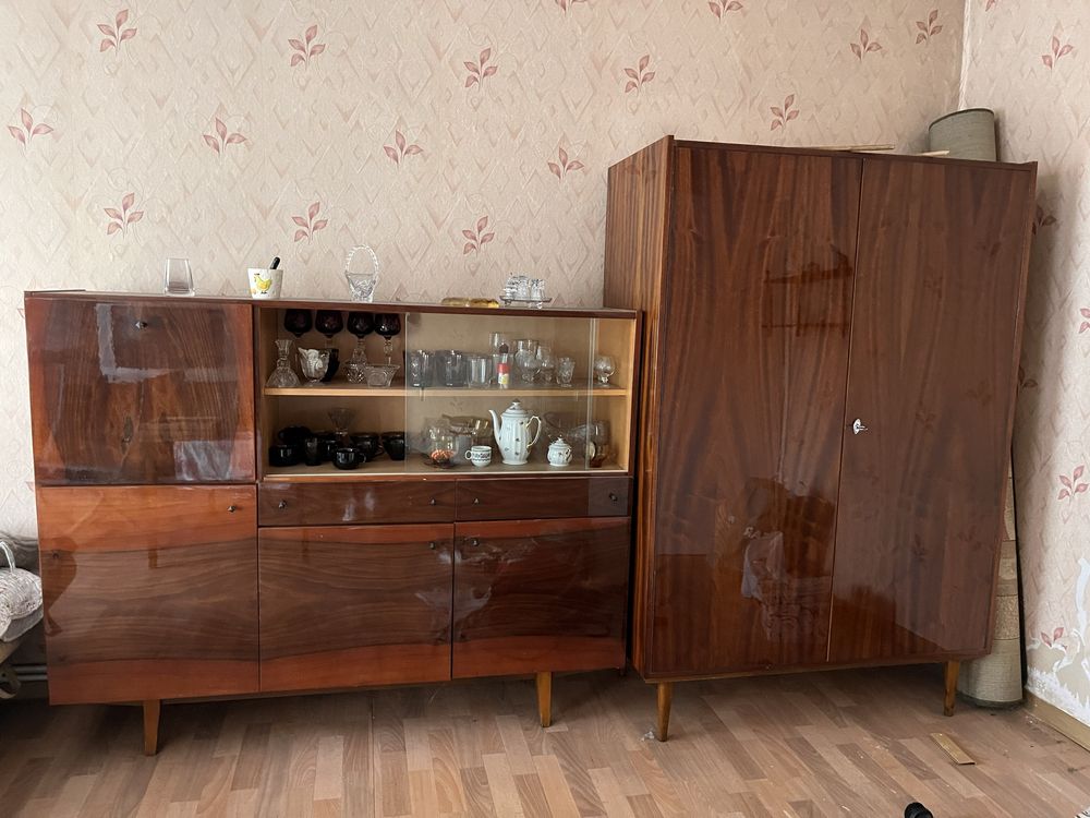 Meble klasyki retro lata 60 70 połysk