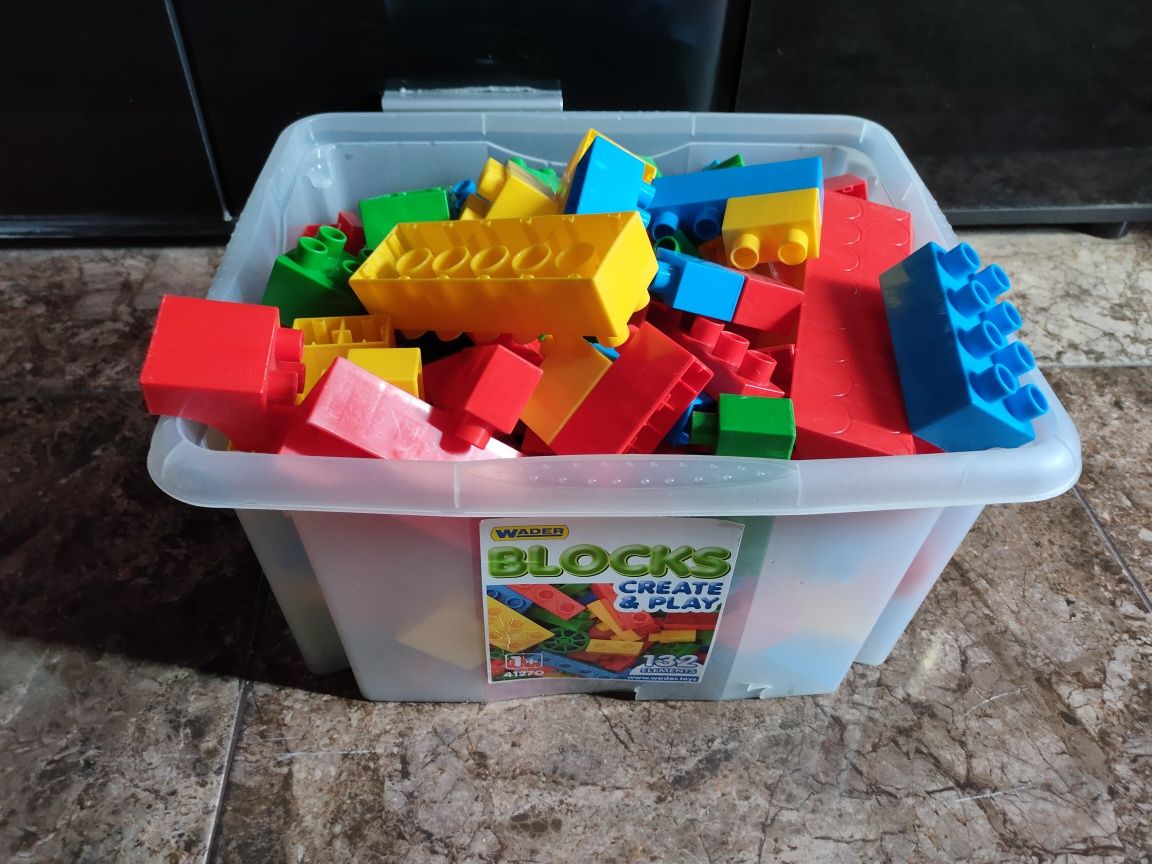 Большой набор конструктора mega blocks