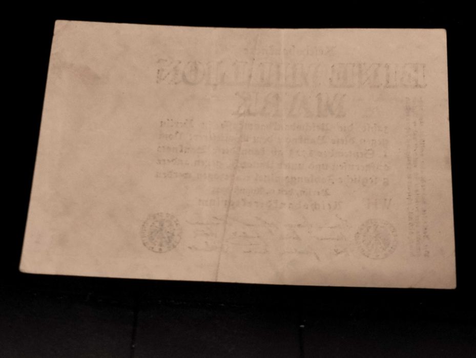 Banknot, 1 milion marek 1923, Niemcy