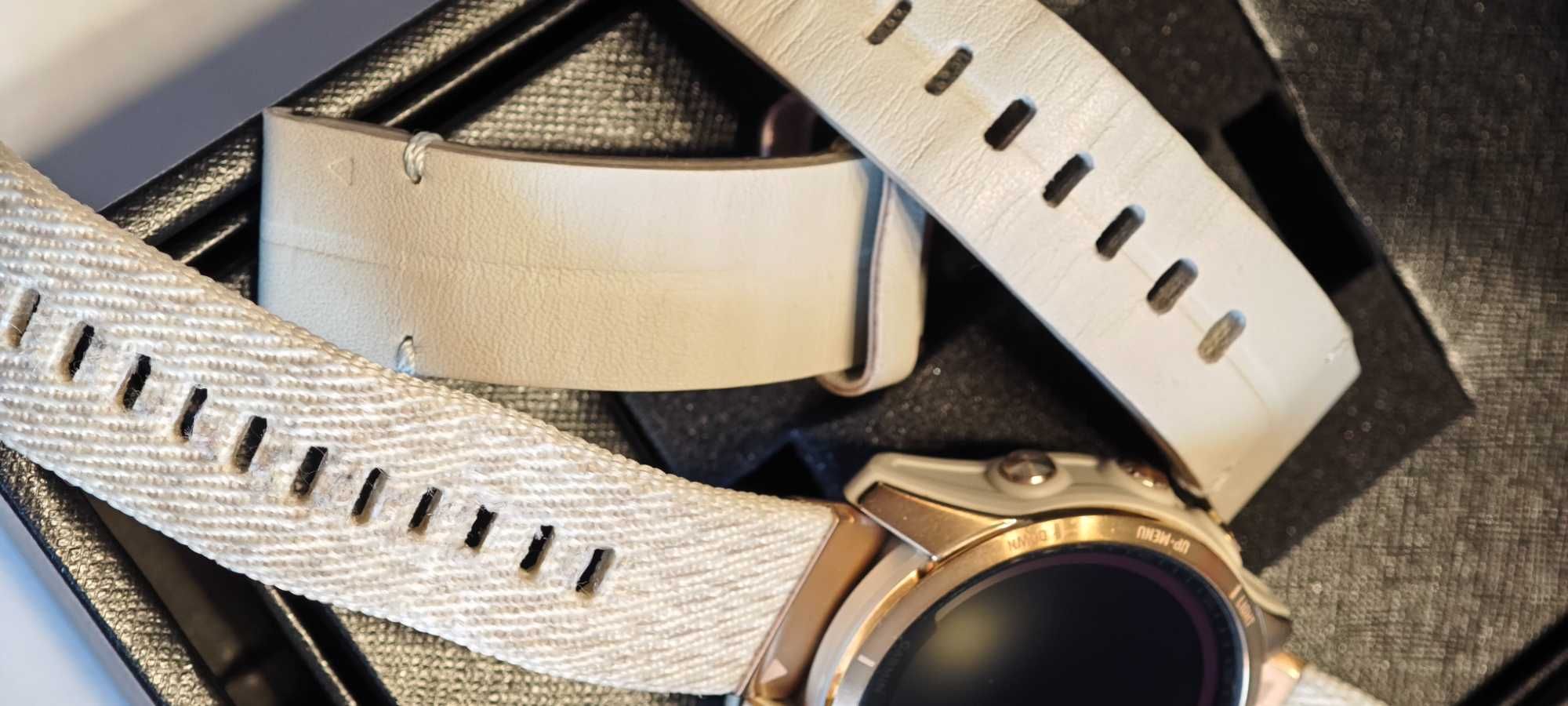 Garmin fenix 7s saphire solar - solarny, tytanowy złoty róż + GRATISY