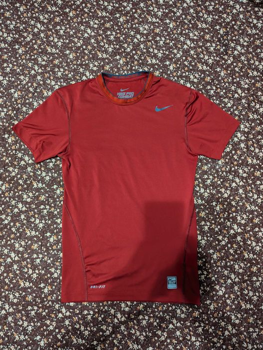Мужская компрессионная футболка, рашгард Nike Combat Pro, М