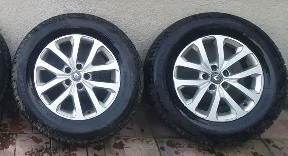 Alufelgi Renault oryginalne + opony zimowe 235/65 R17