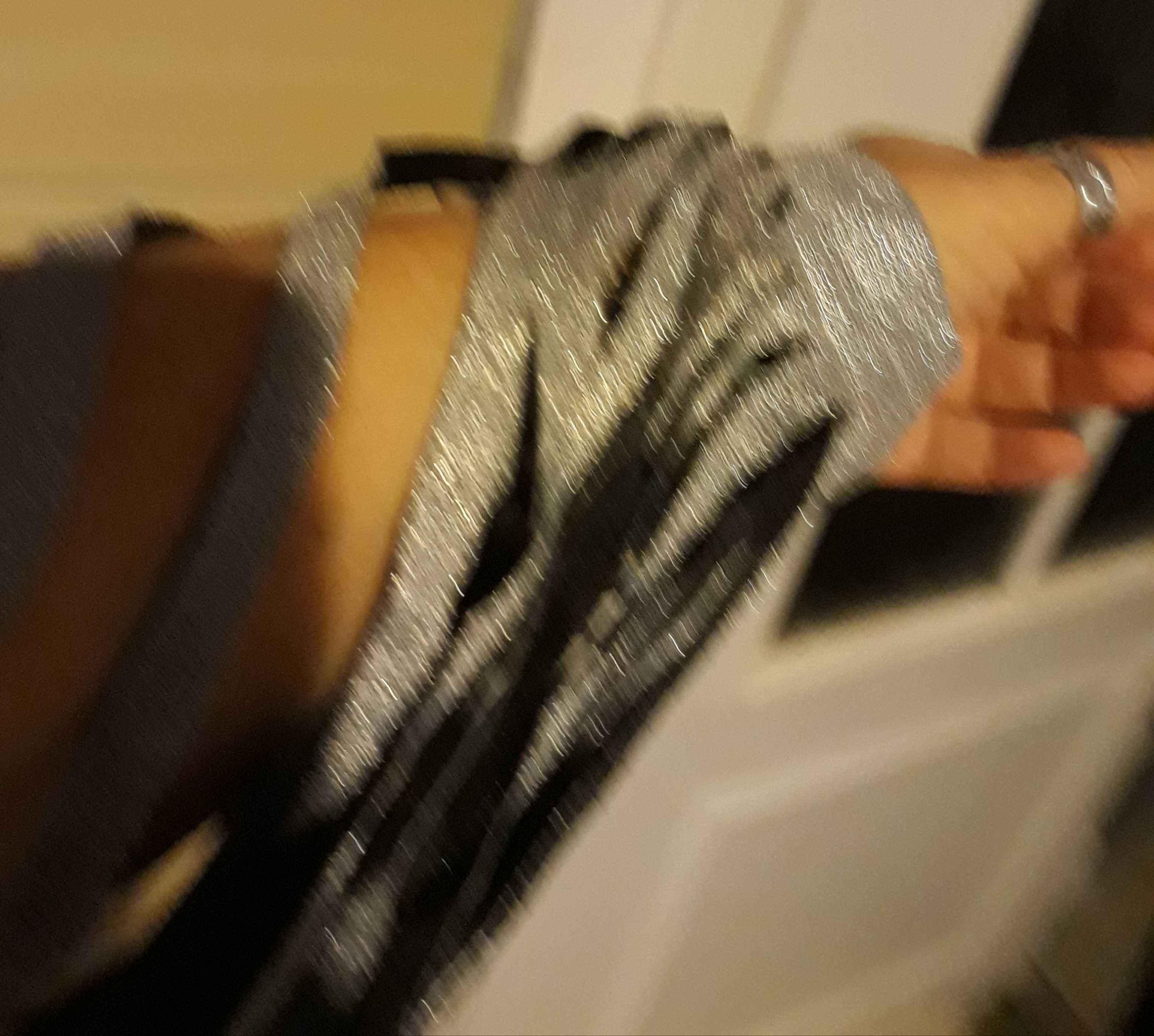 sukienka ombre srebrna